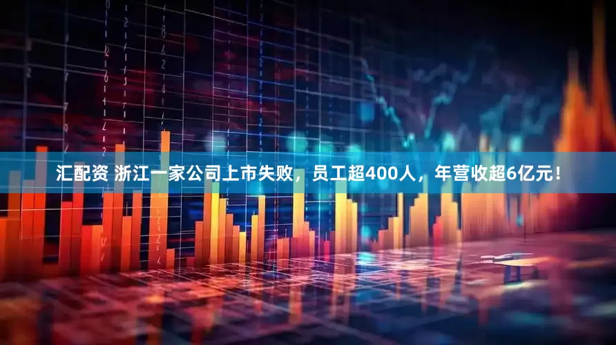 汇配资 浙江一家公司上市失败，员工超400人，年营收超6亿元！